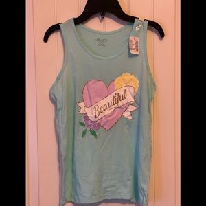 NEW | Children’s Place | Blue Tank Top | Beautiful Heart Design